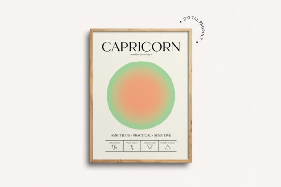 Download Сapricorn Zodiac Printable Wall Art - Printable wall Collection
