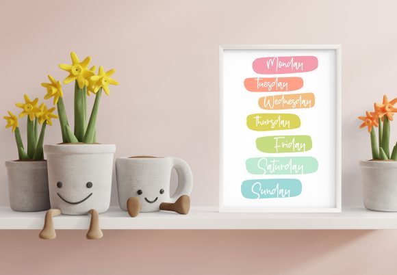 Download Weekday Printable Wall Art - Printable wall Collection